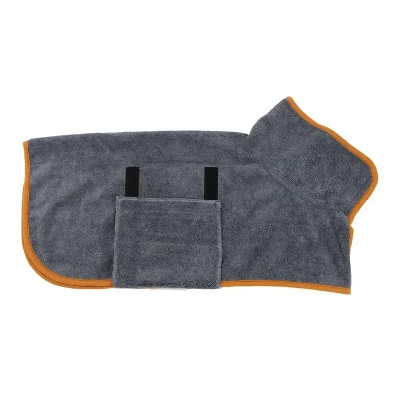 Absorbent Pet Bathrobe Quick Drying Dog Towel for Large &amp; Small Dogs Cat Bathrobe Clean Pet Supplies