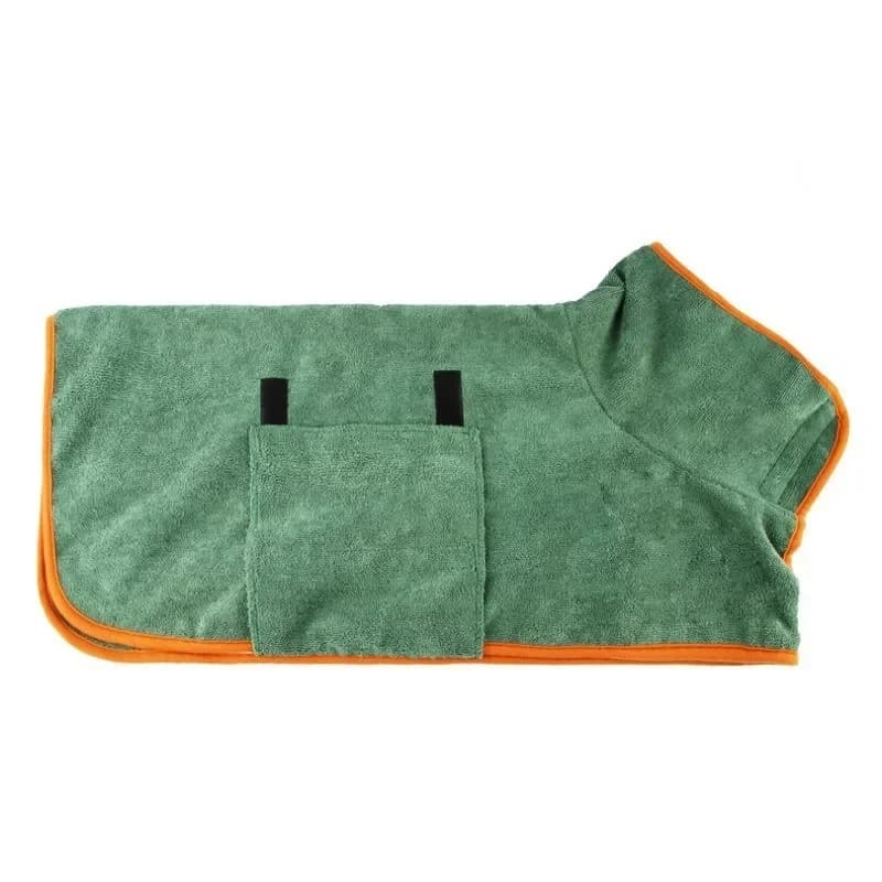 Absorbent Pet Bathrobe Quick Drying Dog Towel for Large &amp; Small Dogs Cat Bathrobe Clean Pet Supplies
