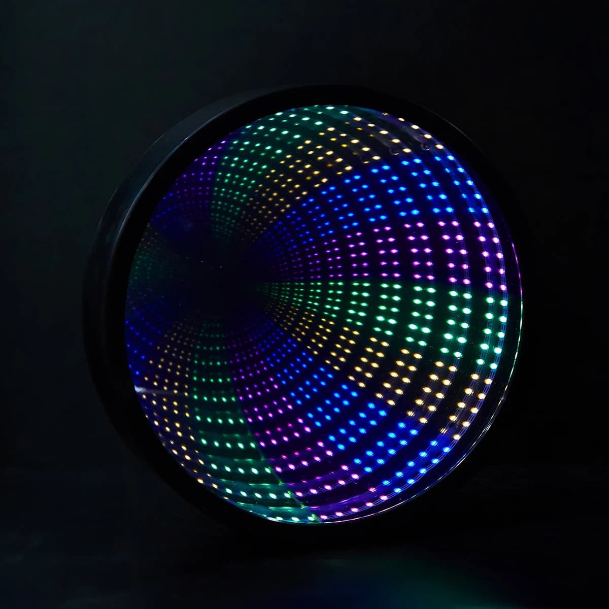 1pc LED infinity mirror light wall mounted&amp; table mounted powered by 3*AA baterries or Type C(not included)