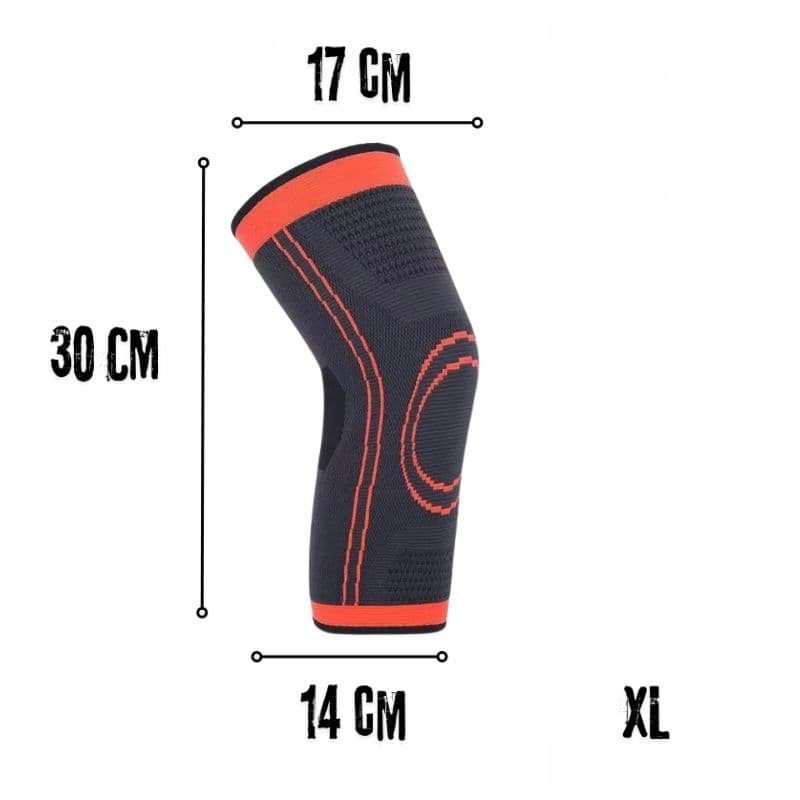 A1_tds0680_ Opaska na kolano XL - ORANGE