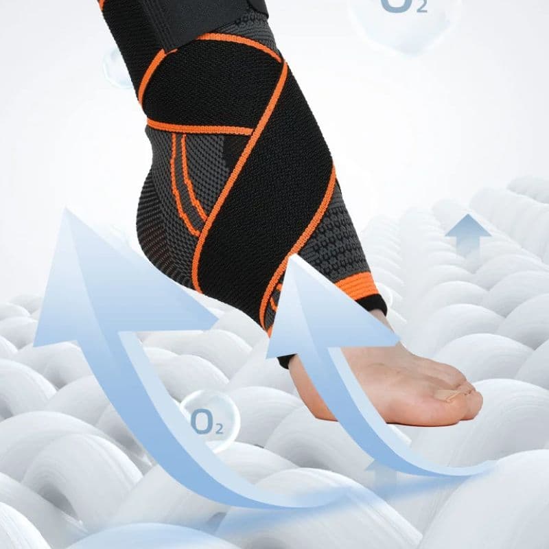 B1_tds0685_Opaska stabilizator stawu skokowego stopy ORANGE