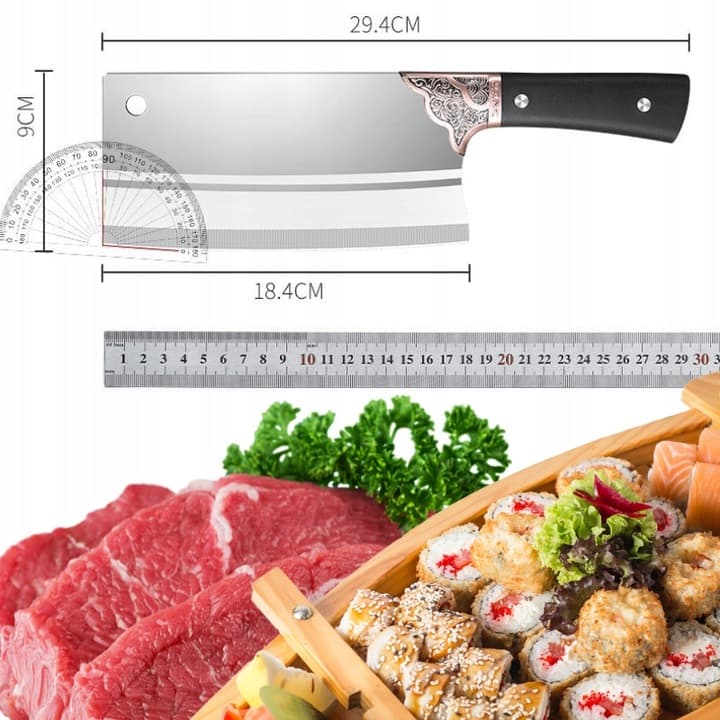 A8_tds0588_Nóż tasak Japoński KnifeKOKURA