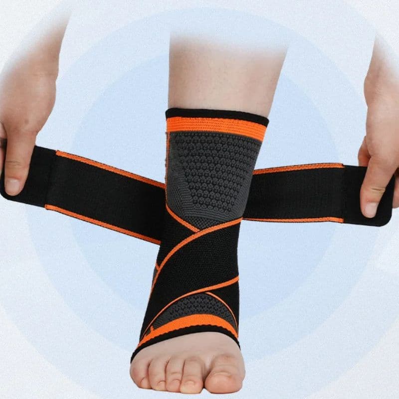 B1_tds0685_Opaska stabilizator stawu skokowego stopy ORANGE
