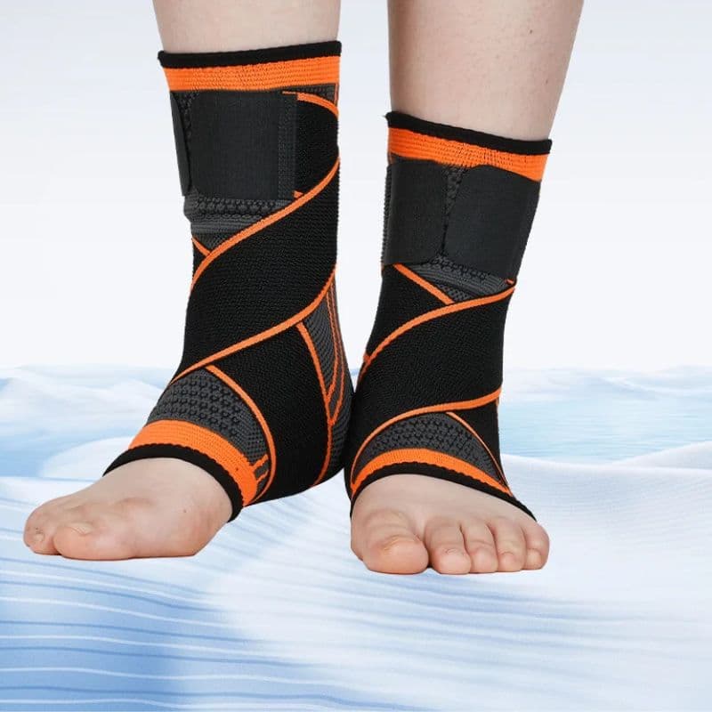 B1_tds0685_Opaska stabilizator stawu skokowego stopy ORANGE
